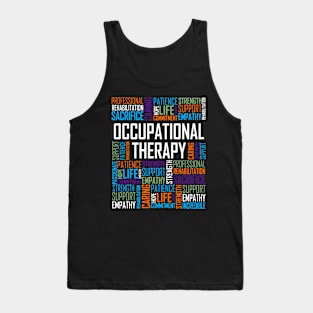 Occupational Therapy Words Tank Top